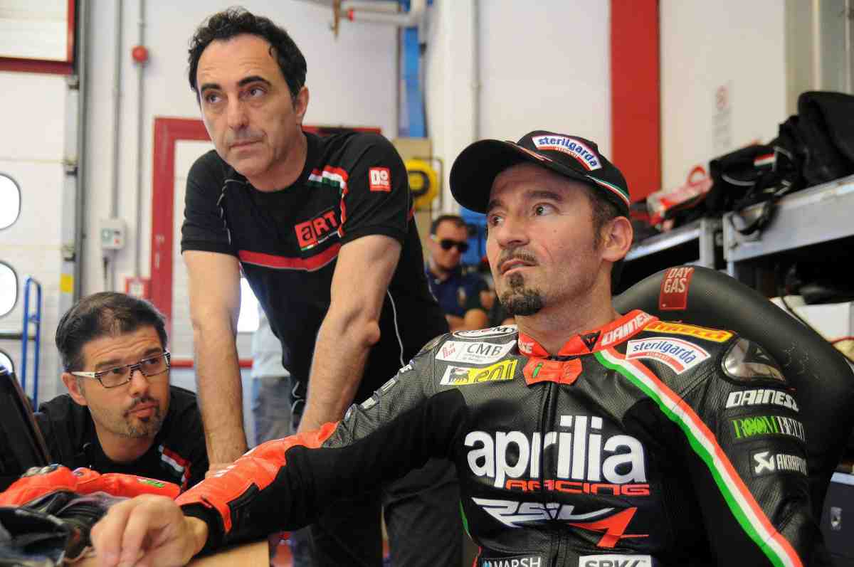 Biaggi ricomincia con Aprilia - NextMoto.it 