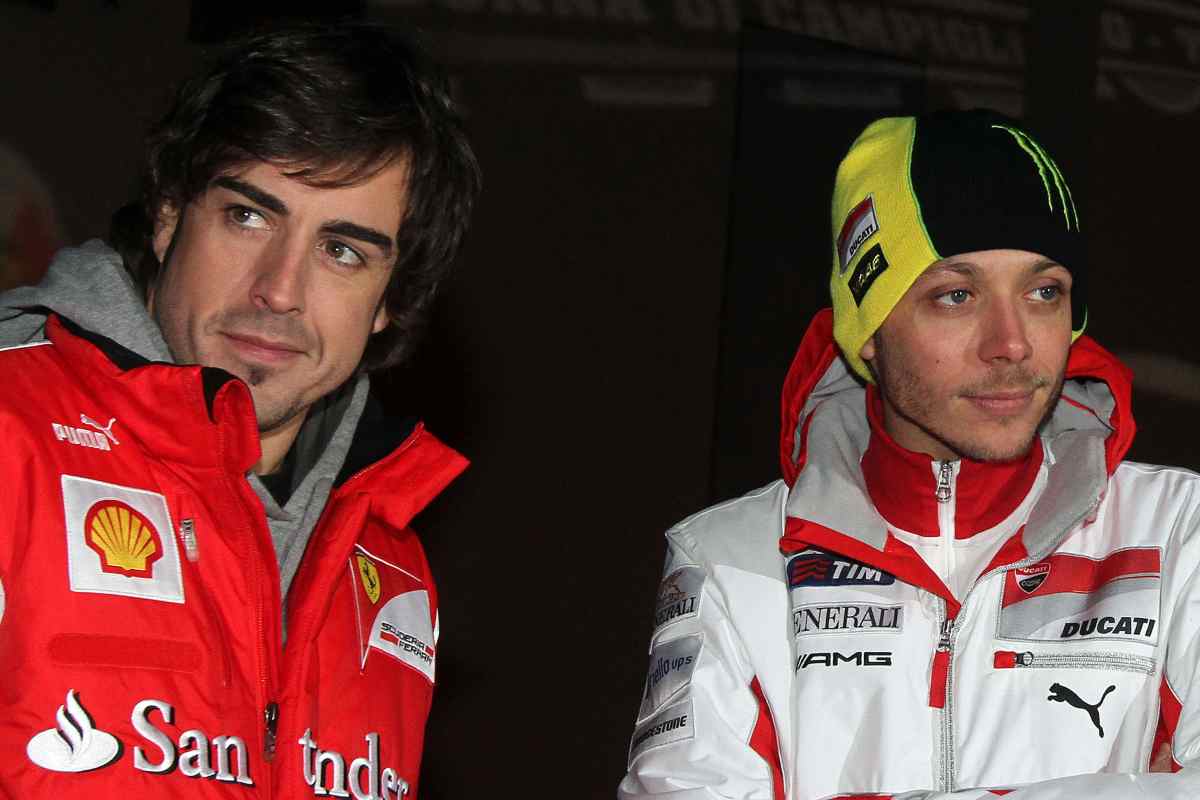 Fernando Alonso e Valentino Rossi - NextMoto.it 
