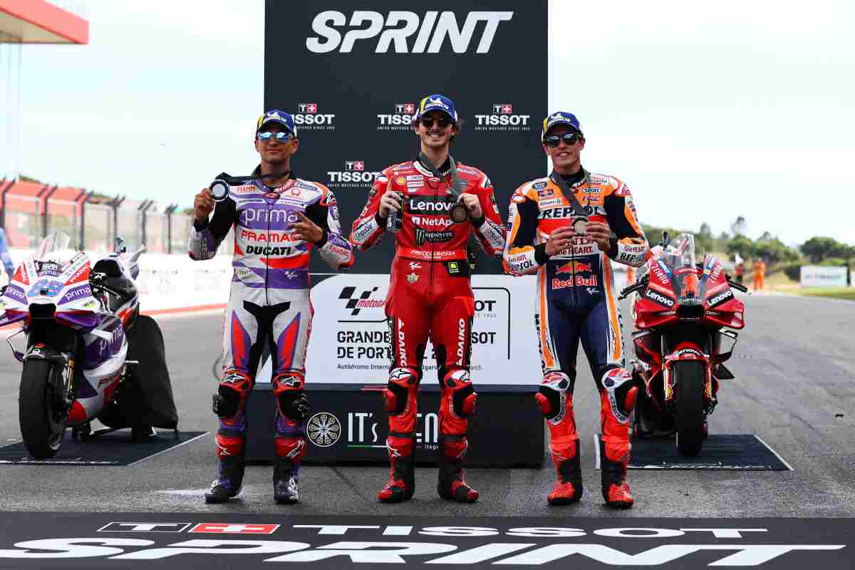 Il podio della prima Sprint stagionale - NextMoto.it 