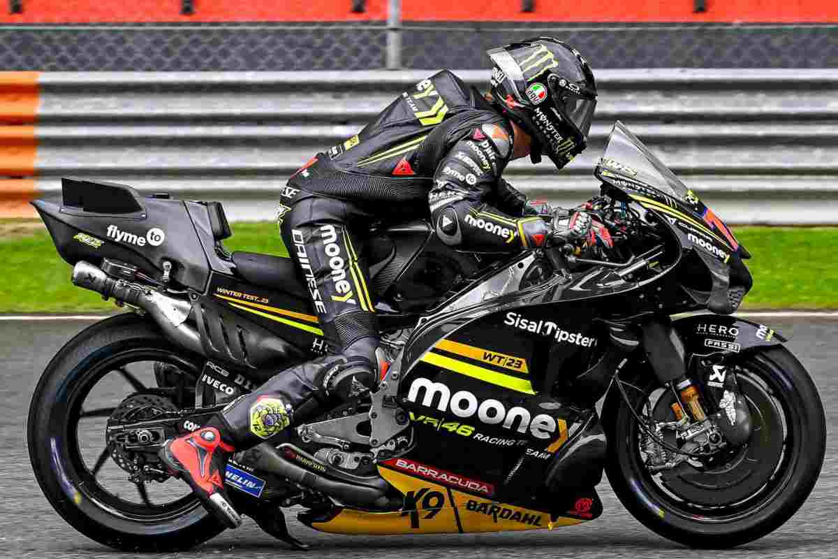 Marco Bezzecchi nel test di Sepang