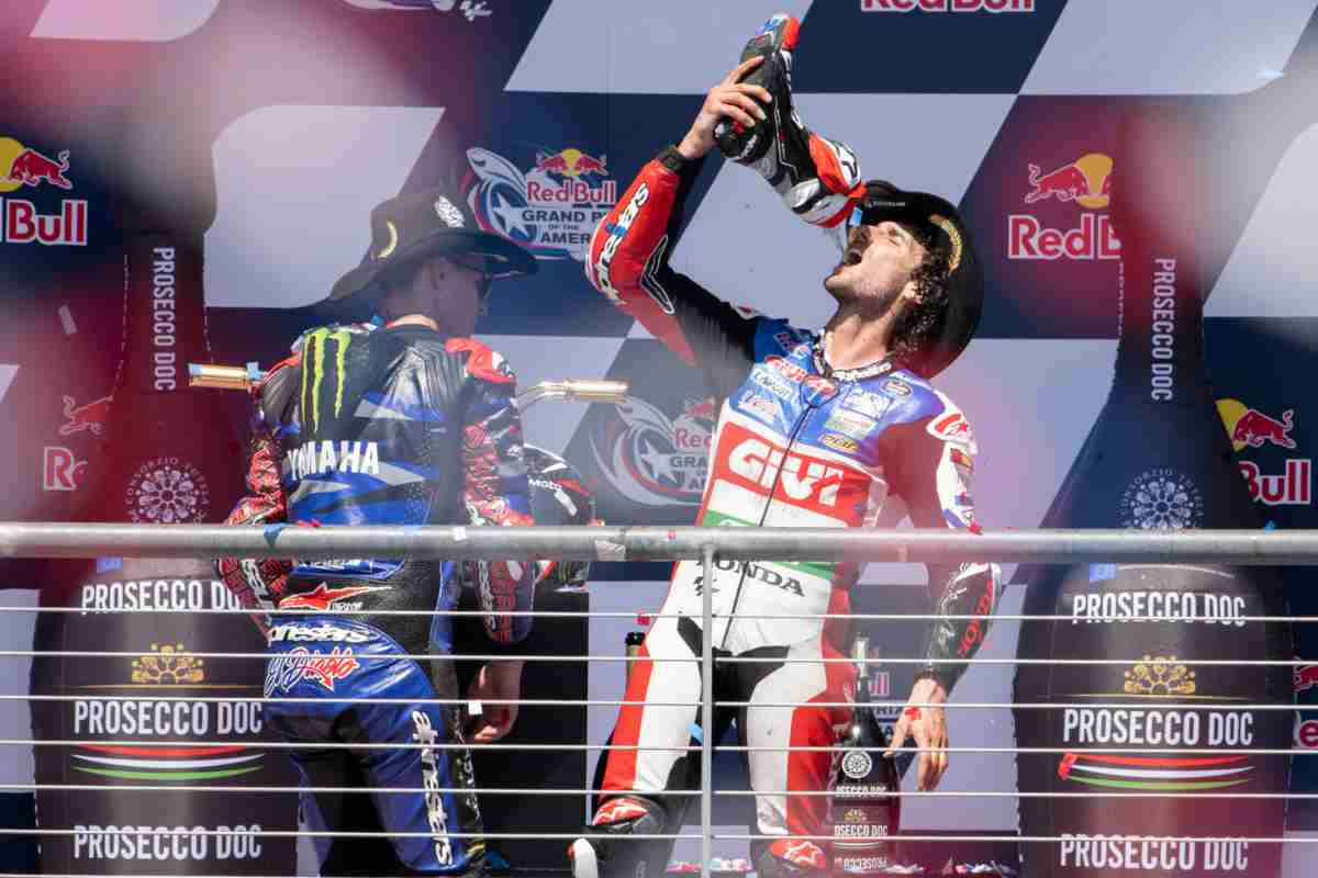 Alex Rins, che festeggiamenti