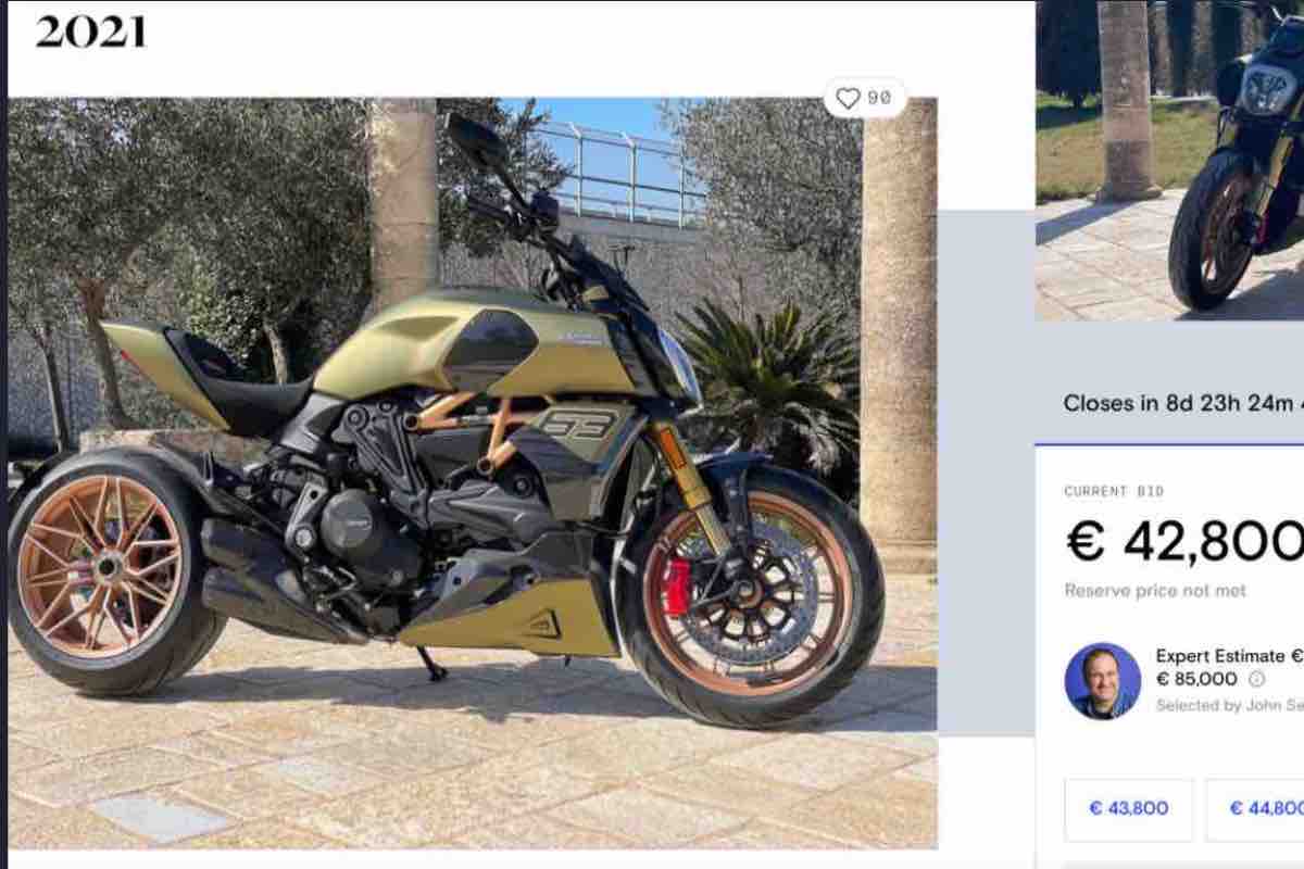 Lamborghini Diavel, il modello in vendita