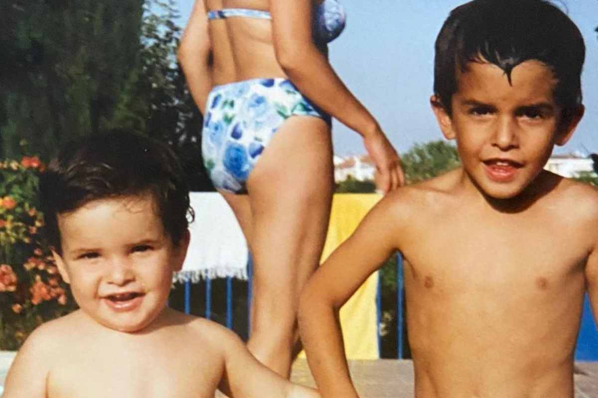 Marc e Alex Marquez da bambini