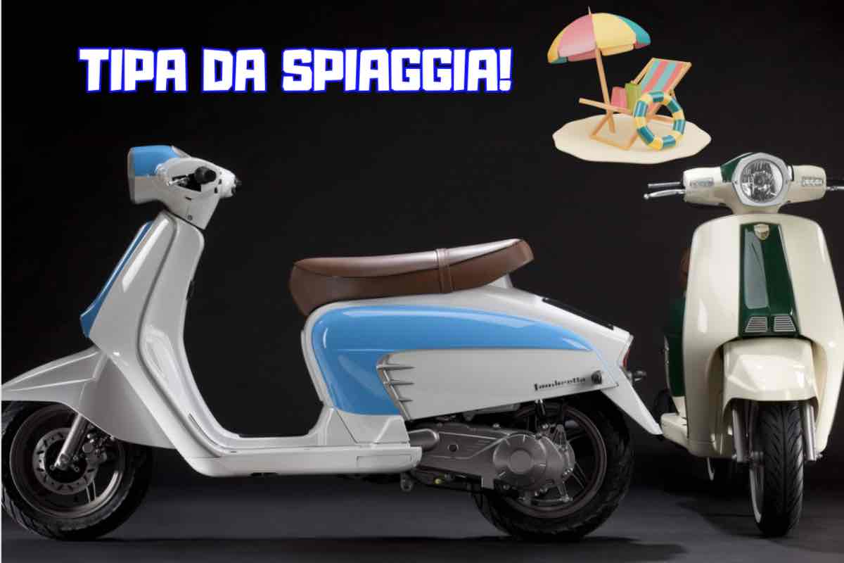 Una Lambretta in versione anfibia