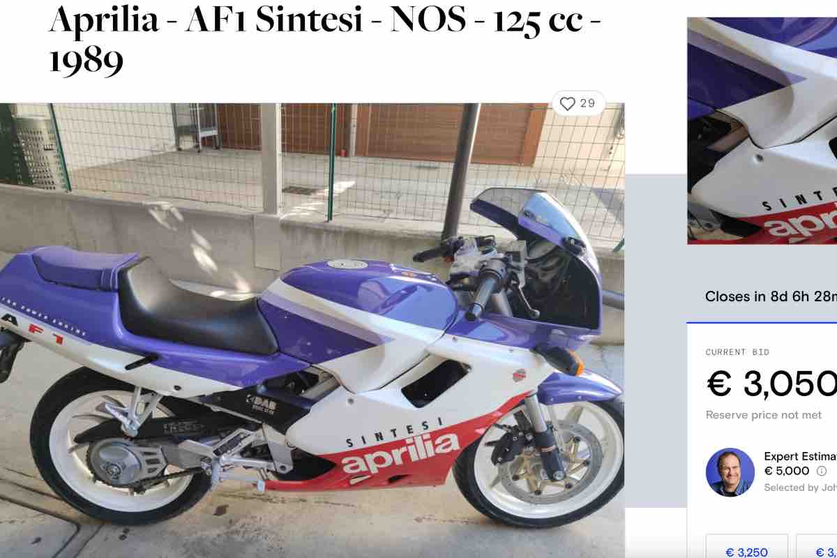 Una moto storica in offerta su Catawiki