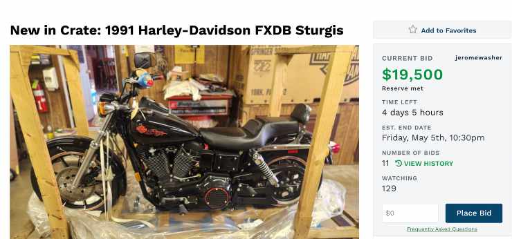 Harley Davidson Sturgis, un modello unico in vendita