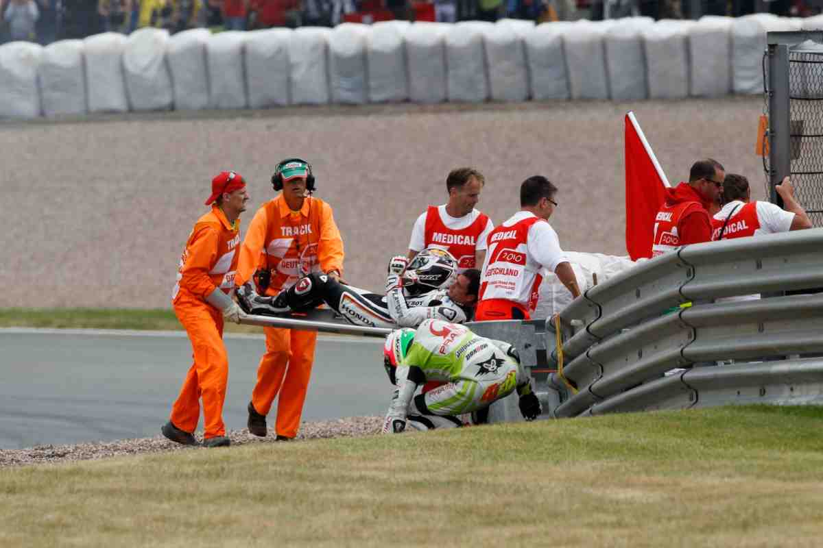 Gino Rea torna in pista dopo il brutto incidente