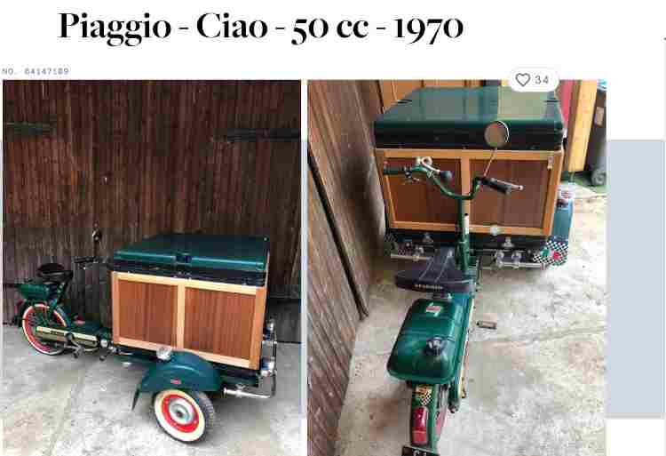 Piaggio Ciao, uno storico modello all'asta 