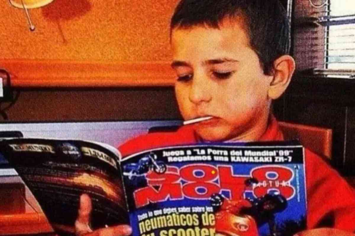 Jorge Lorenzo, la foto da bambino