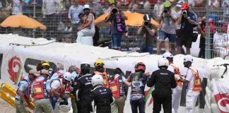 MotoGP, un pilota ko dopo l'incidente a Jerez