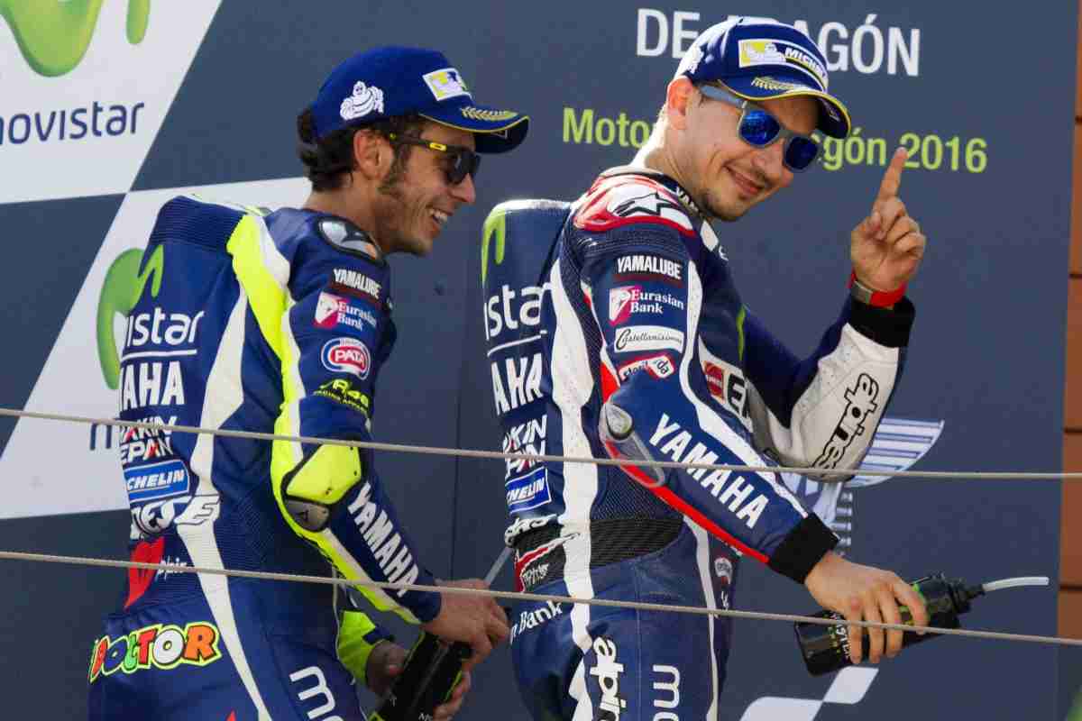 Valentino Rossi e Jorge Lorenzo, che retroscena