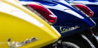 Vespa Piaggio, un modello per la neve