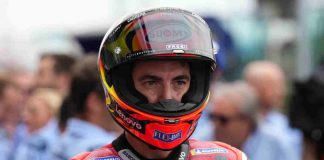 Bagnaia, frattura all'astragalo