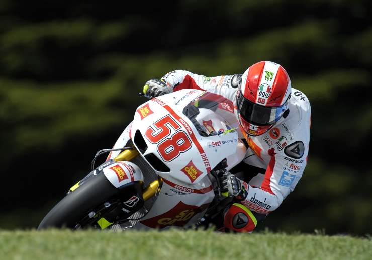 Marco Simoncelli, l'omaggio nella sua Coriano