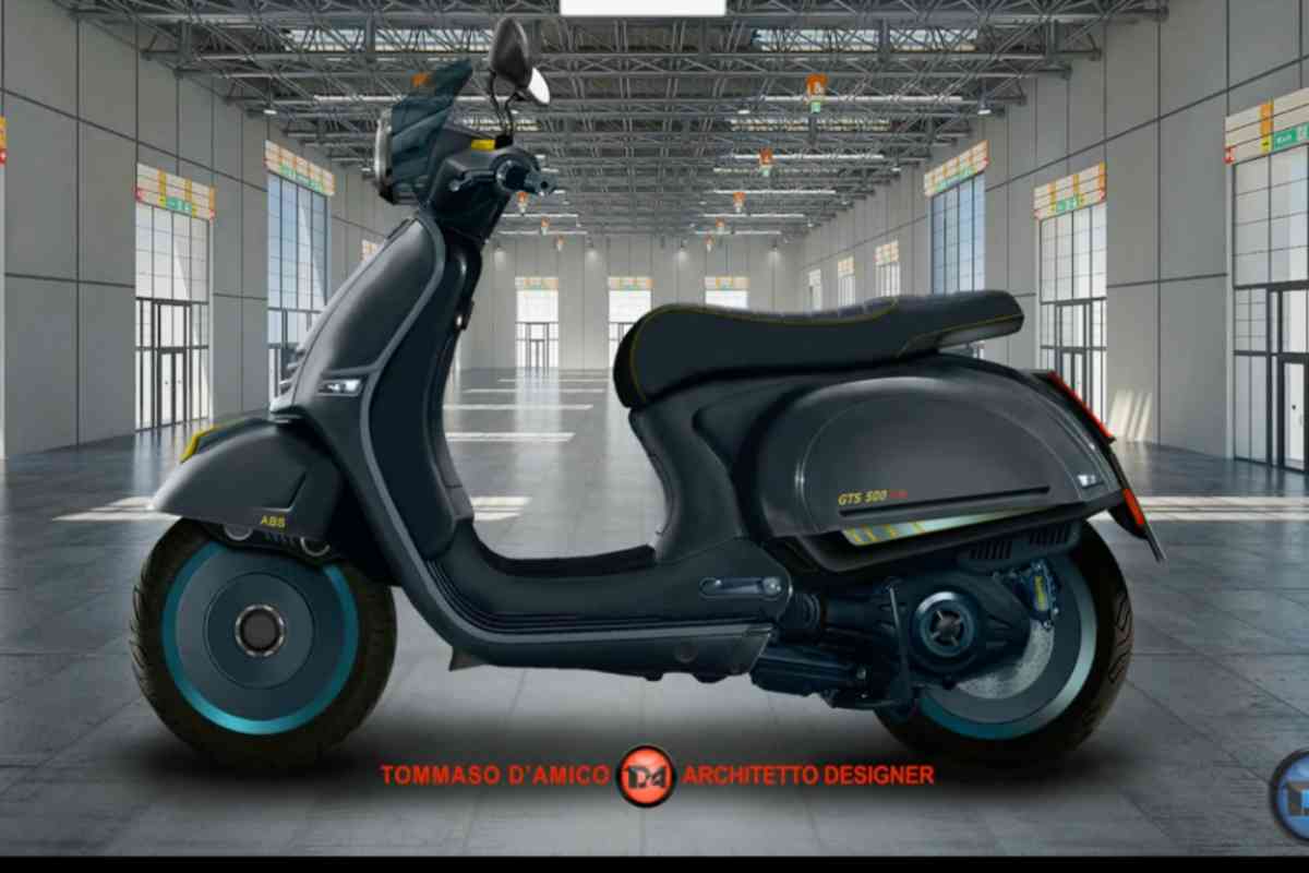 Vespa, spunta un render sul web