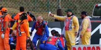 Brutto incidente nel Motomondiale