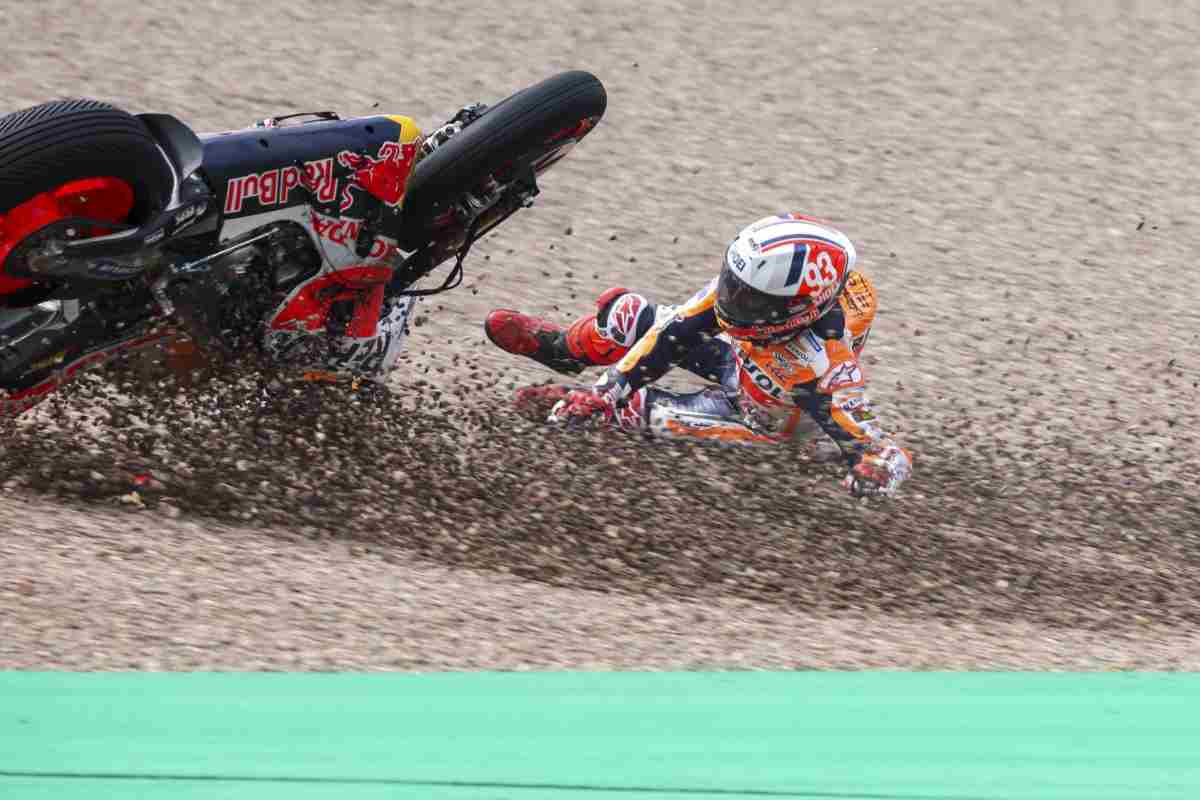 Marc Marquez ritiro al GP del Sachsering