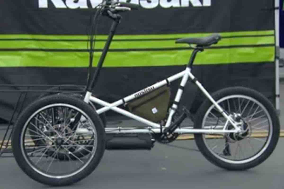 Kawasaki Noslisu, la bici a tre ruote