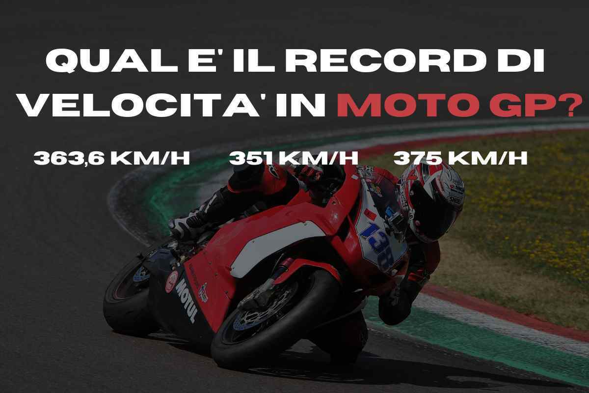 Record velocità MotoGp