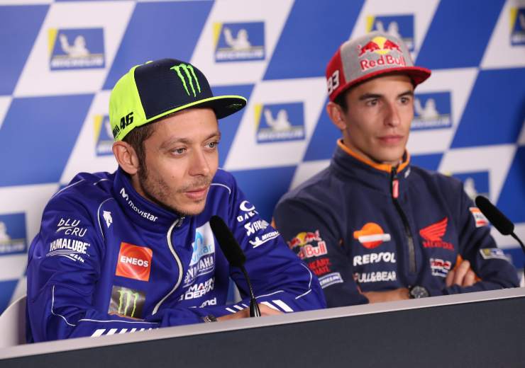 Valentino Rossi nessun perdona a Marquez