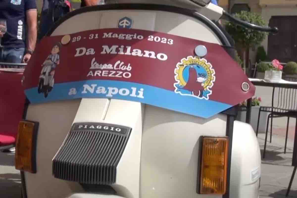Vespa Maradona scudetto Napoli