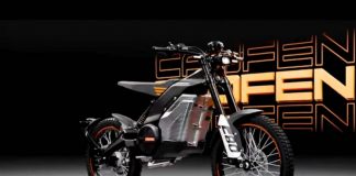 Caofen F80 moto elettrica Cina