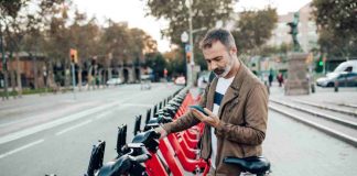 e-bike salute città