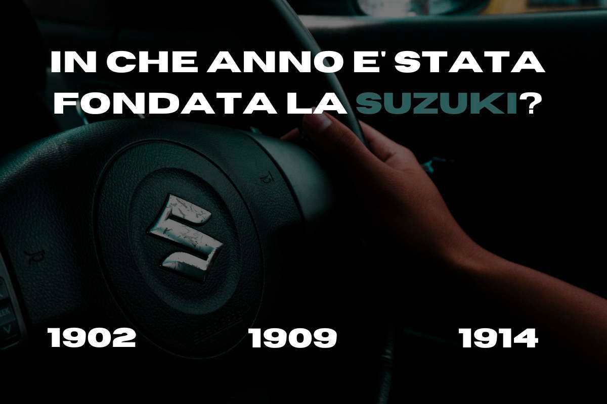 Suzuki, in che anno è stata fondata?