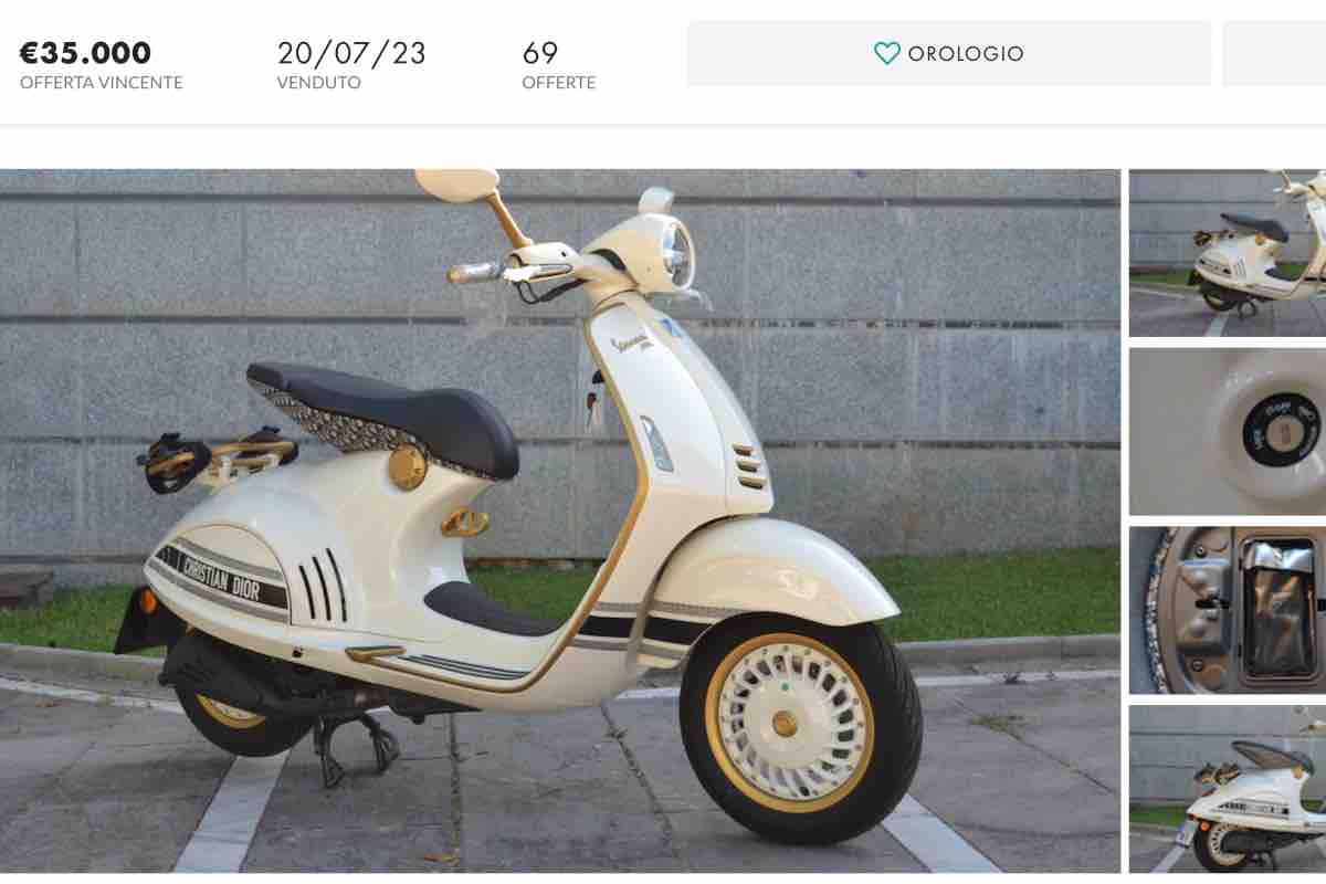 vespa piaggio dior prezzo