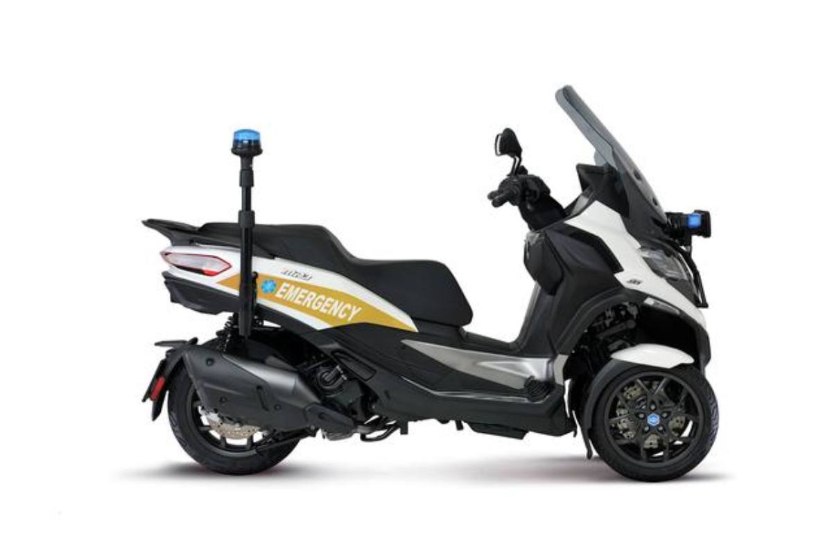 Piaggio MP3 Life Support, lo Scooter per i soccorsi