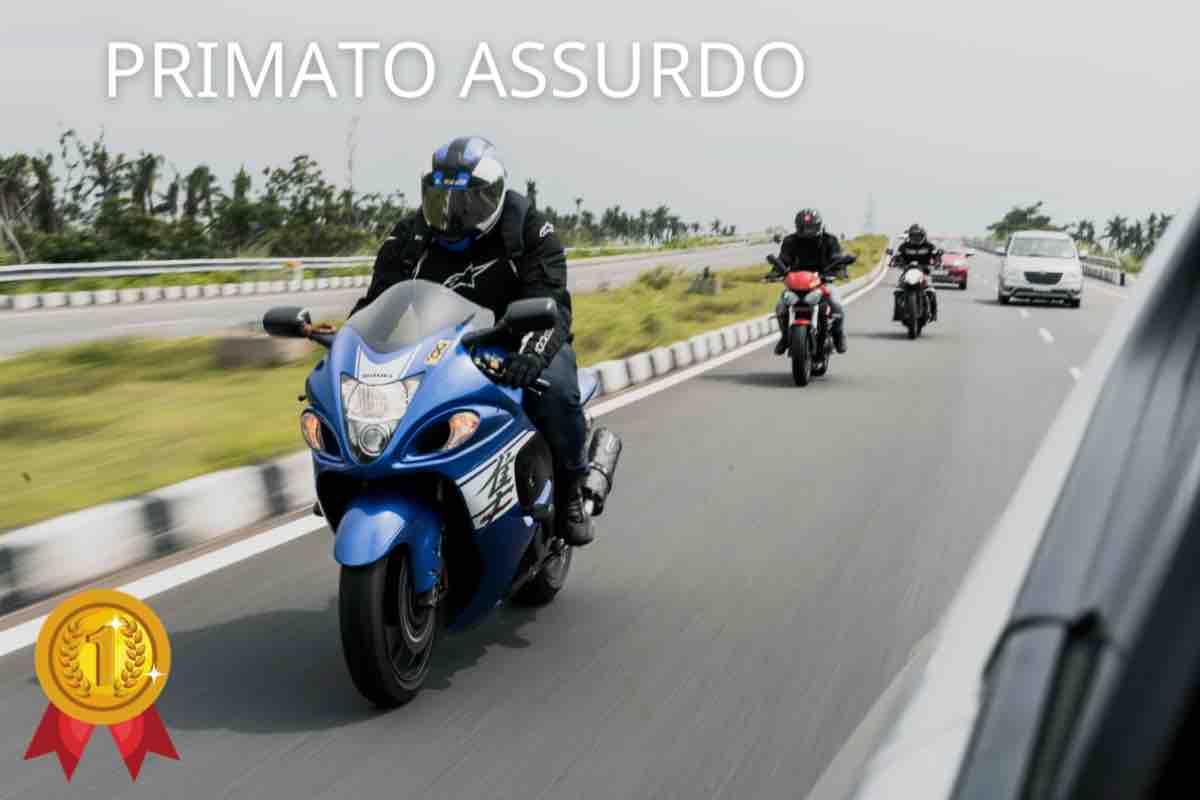 Nuovo Guinness World Record in Moto