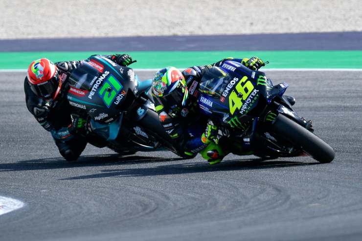 Valentino Rossi e Franco Morbidelli grandi amici