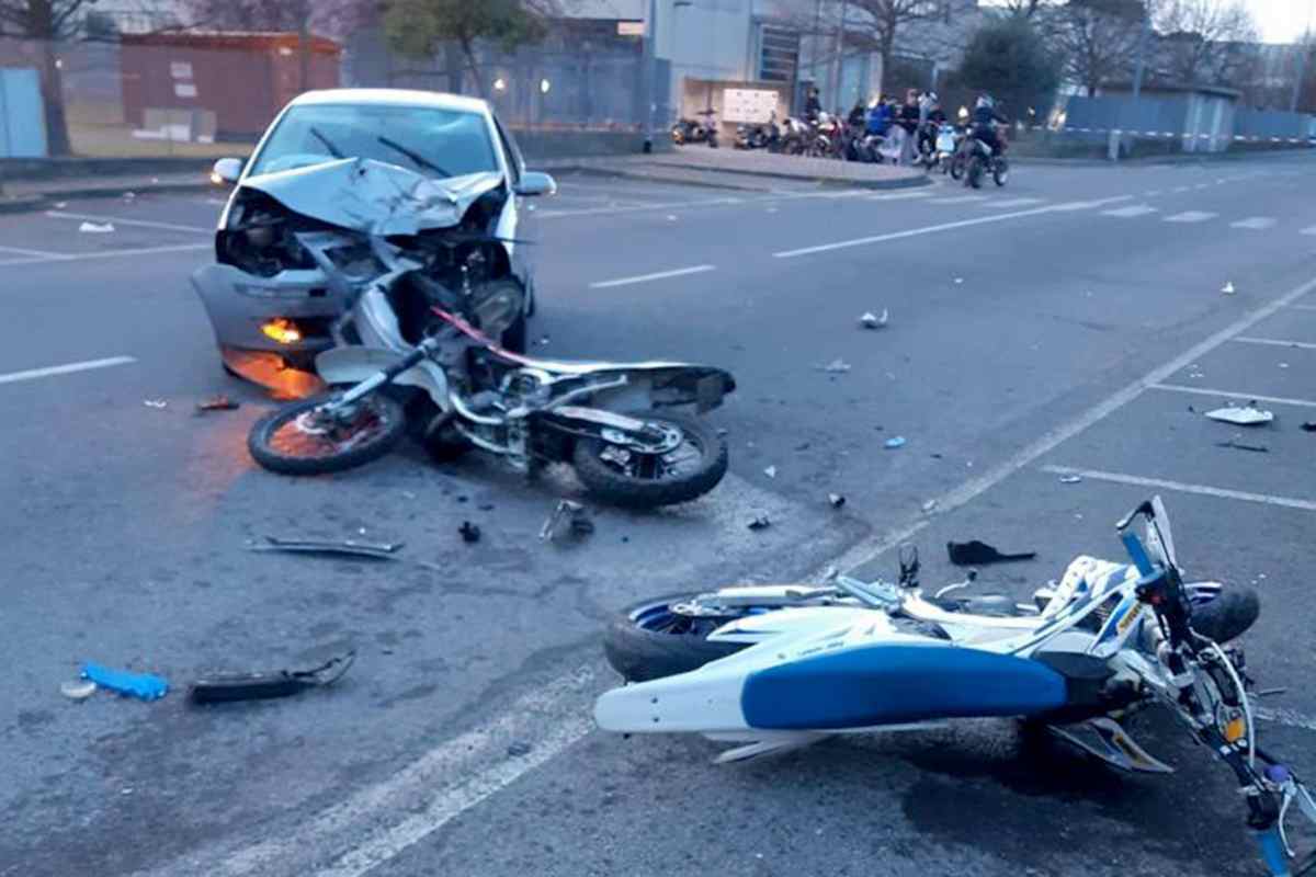 Terribile incidente in Moto
