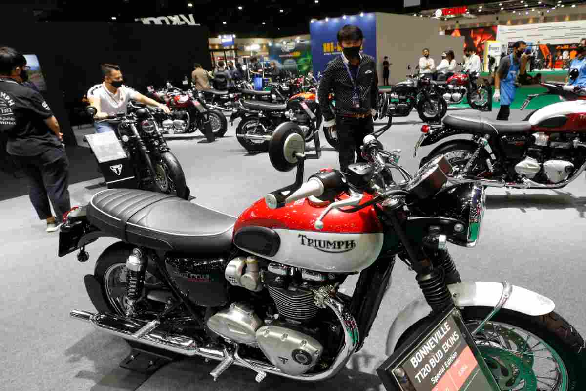 Triumph dati di vendita in Italia