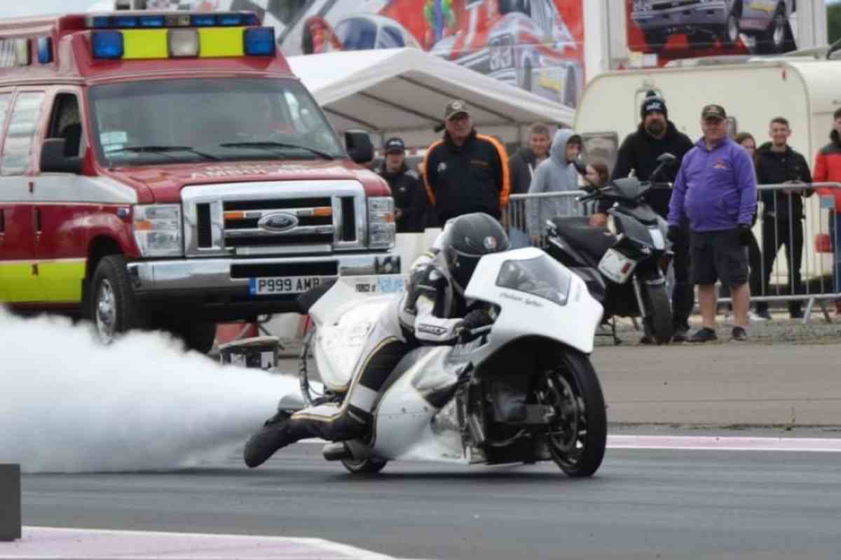 Moto a vapore, risultato incredibile