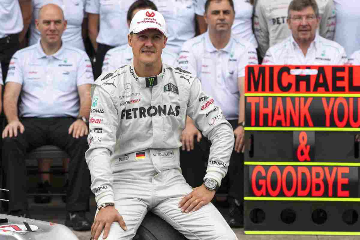 Michael Schumacher e l'infortunio in moto