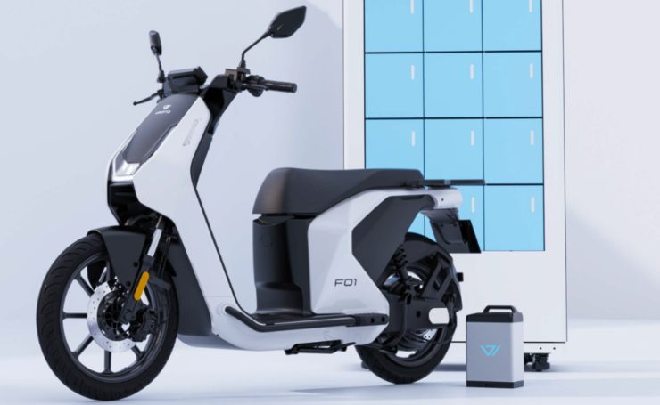 Scooter elettrico simile alla Vespa