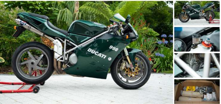 Ducati 998, la versione Matrix in vendita
