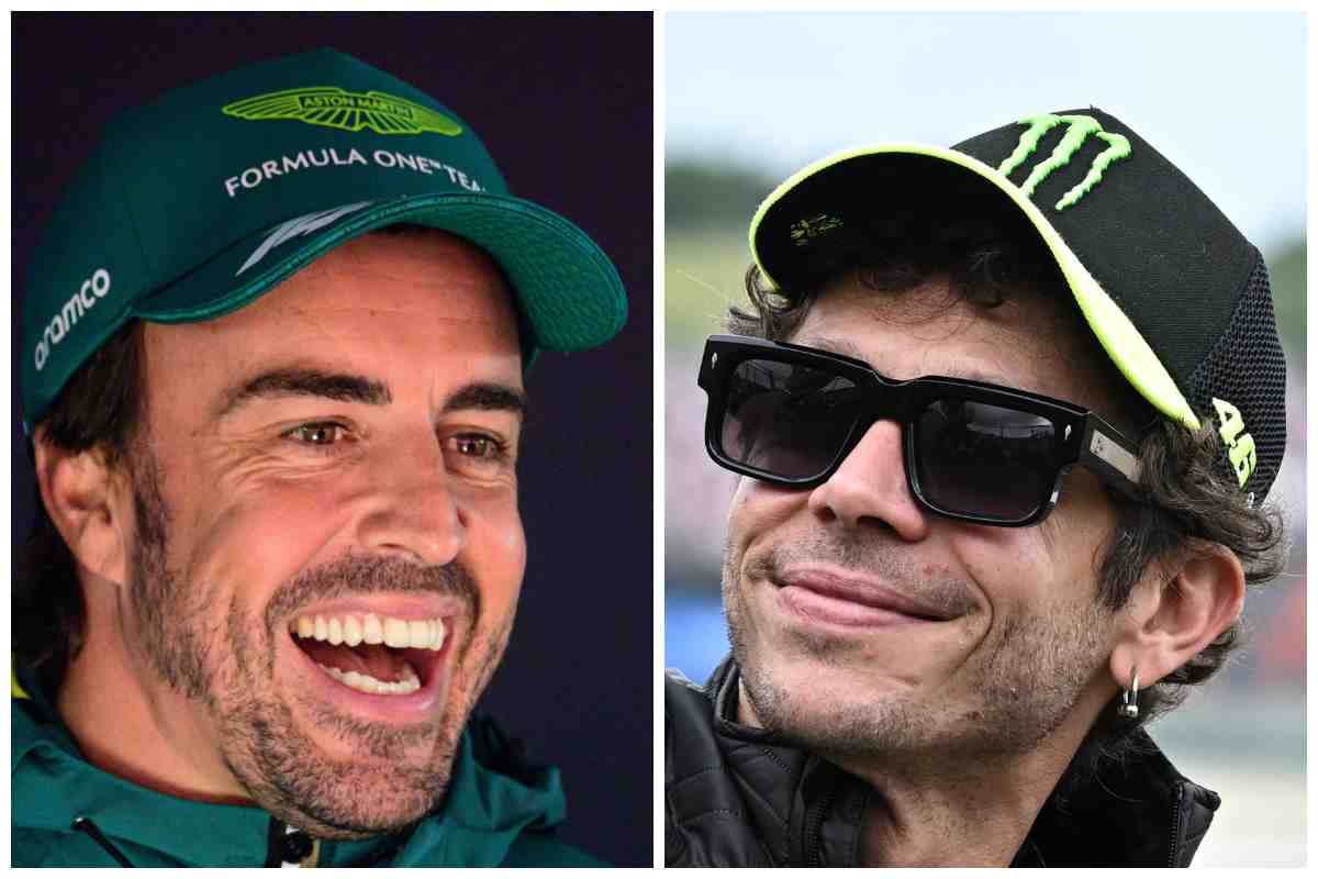 Fernando Alonso e Valentino Rossi