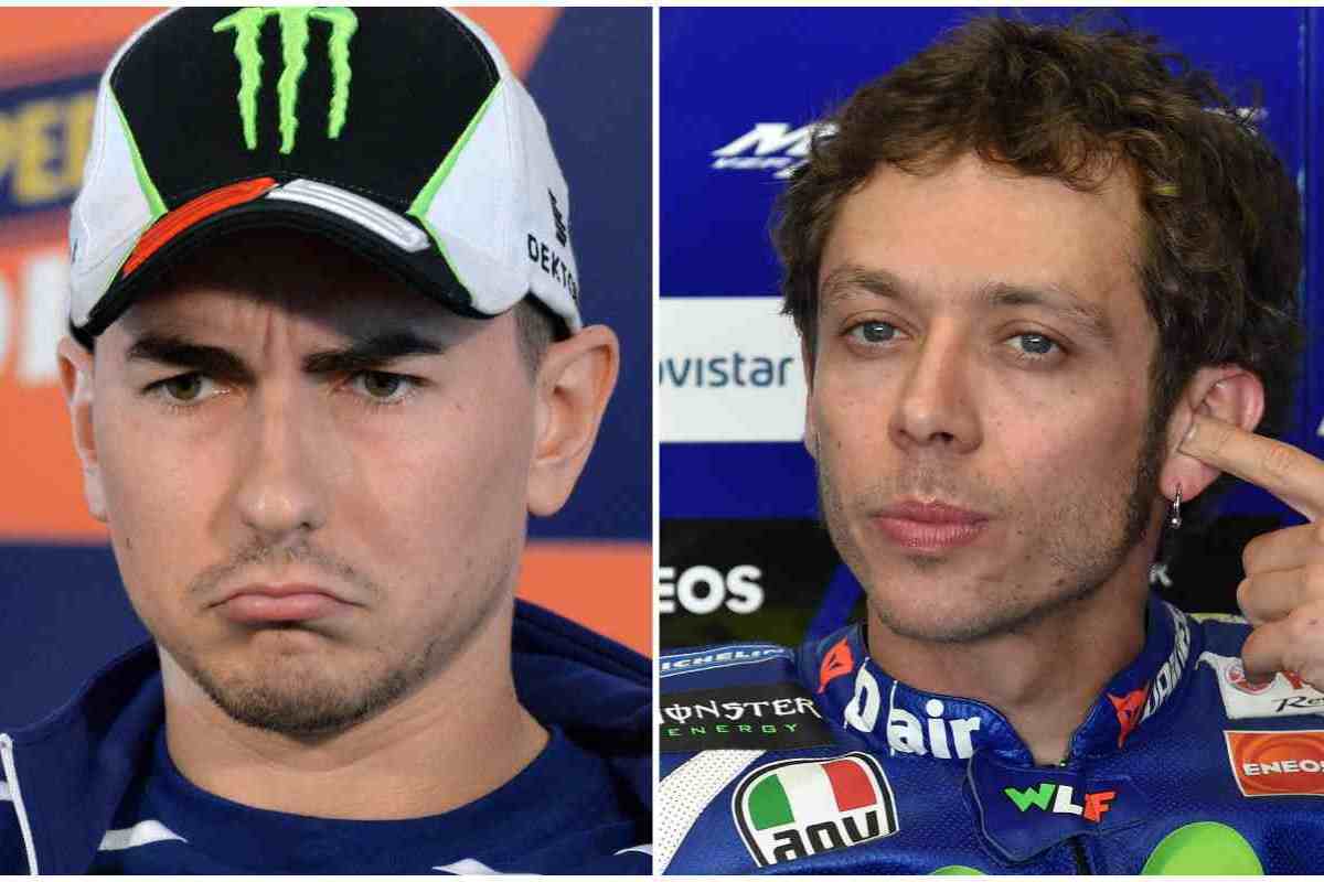 Jorge Lorenzo e Valentino Rossi grandi rivali