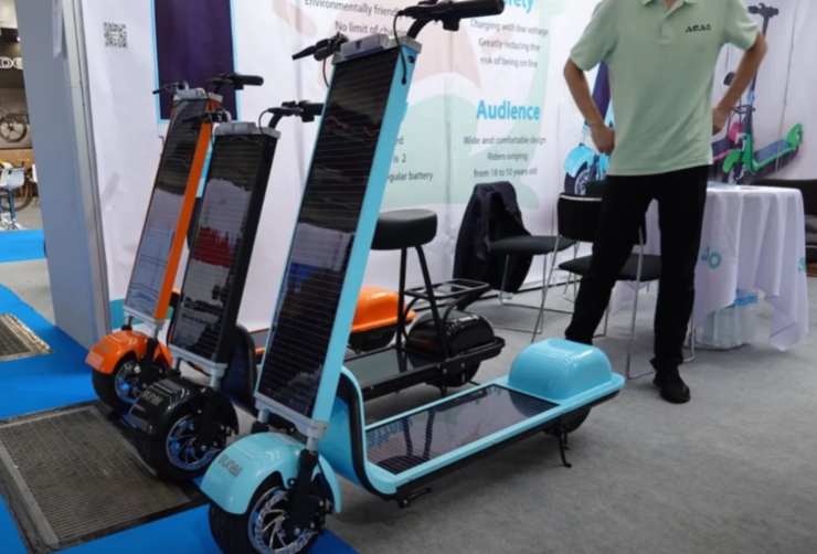 Solar Scooter S80, come funziona