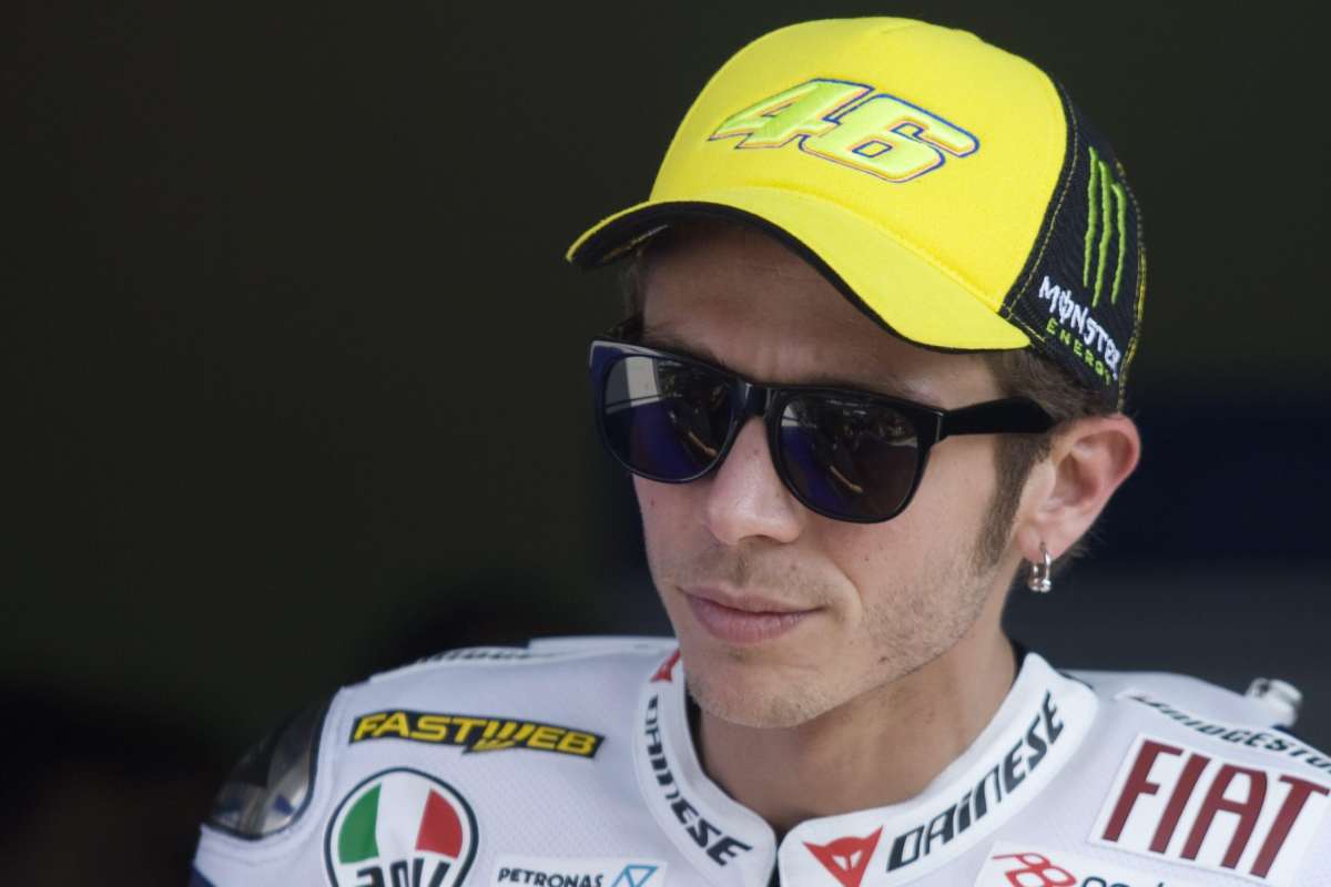 Valentino Rossi ed il suo portafortuna