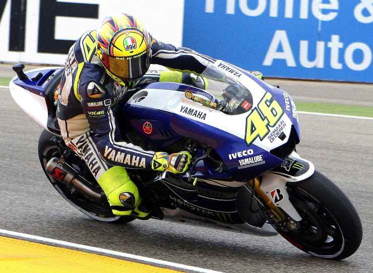 Valentino Rossi Yamaha ed il portafortuna