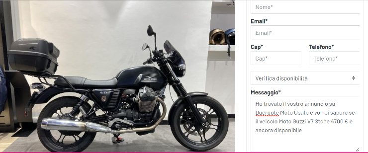 Moto Guzzi V7 Stone, occasione usata