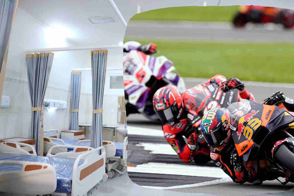 Pilota MotoGP in ospedale