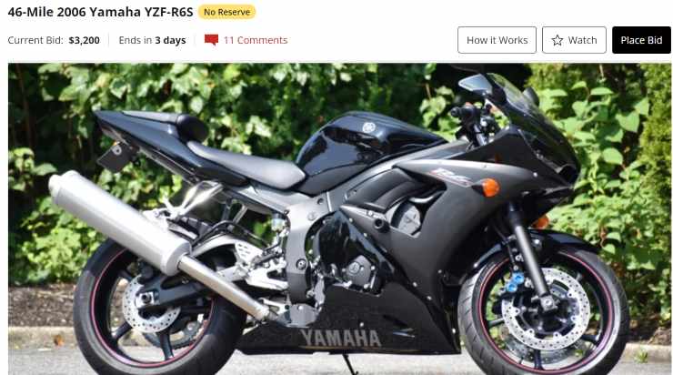 Yamaha YZF R6S, modello da non perdere