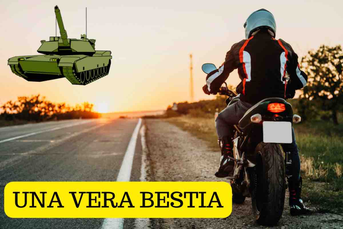 Centauro in moto 