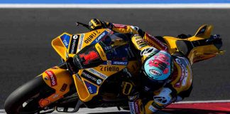 Ducati dipinta di giallo