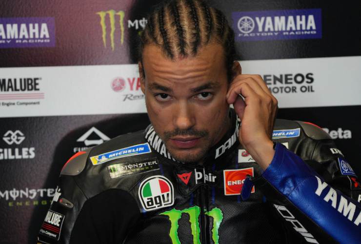 Morbidelli nel box Yamaha