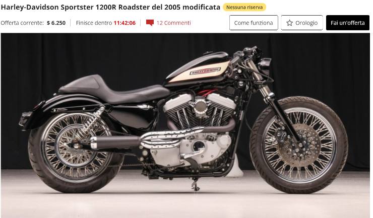 Harley Davidson Sportster 1200R, la moto che tutti vogliono